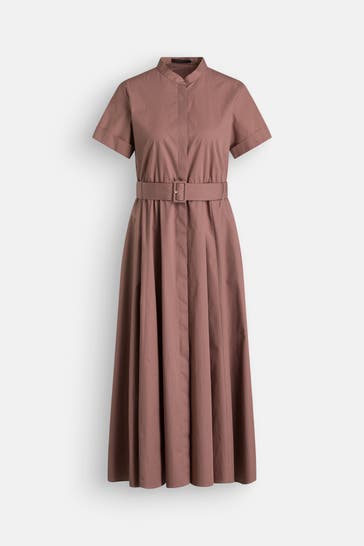 WINDSOR. Blusenkleid braun
