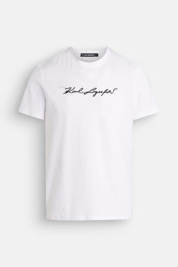 KARL LAGERFELD T-Shirt 'Safari' weiß