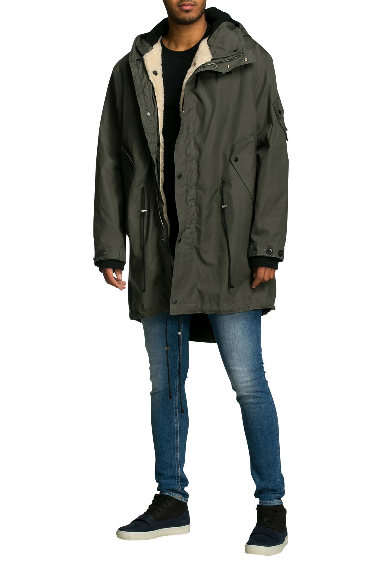 NUDIE JEANS Parka 'Karl' khaki, Bild 1