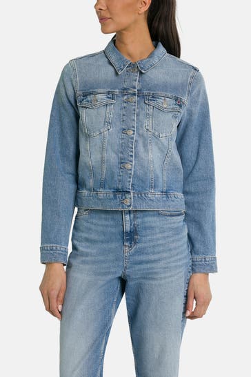 TOMMY HILFIGER Jeansjacke hellblau