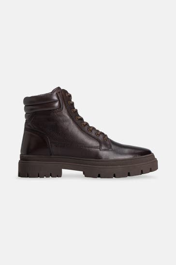 GORDON & BROS Schnürstiefel 'Climb' dunkelbraun