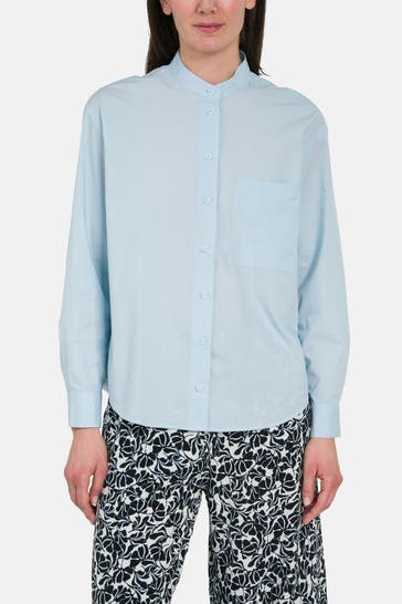 MARC O'POLO DENIM Casual-Bluse hellblau