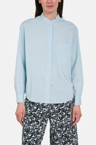 MARC O'POLO DENIM Casual-Bluse hellblau