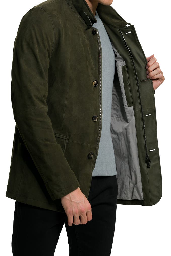 Lederjacke 'Roger' khaki - WERNER CHRIST » günstig online kaufen ...