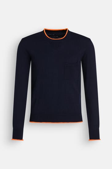 REPLAY Strickpullover zweifarbig