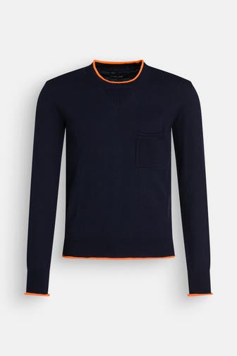 REPLAY Strickpullover zweifarbig