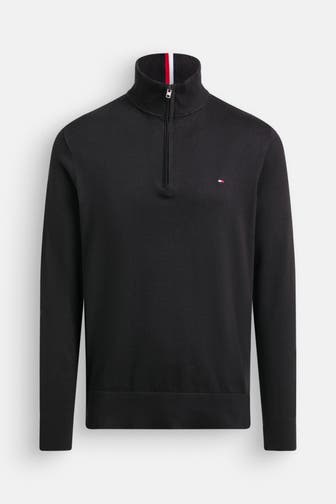 TOMMY HILFIGER Strickpullover schwarz