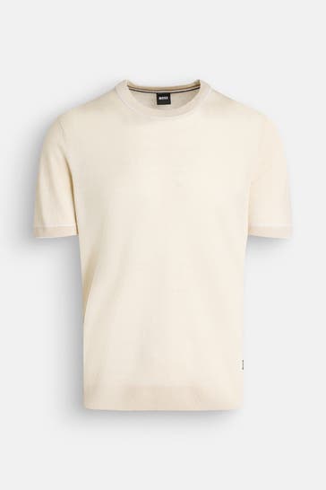 BOSS T-Shirt 'Jiovanni' beige