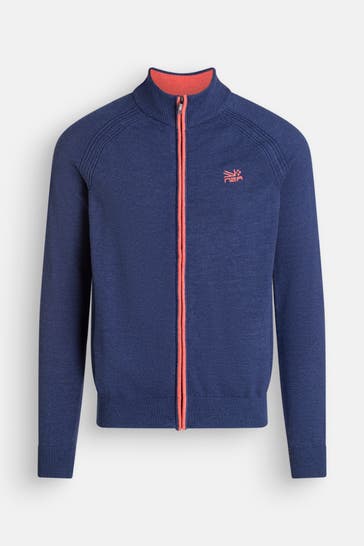 NEW ZEALAND AUCKLAND Strickjacke blau