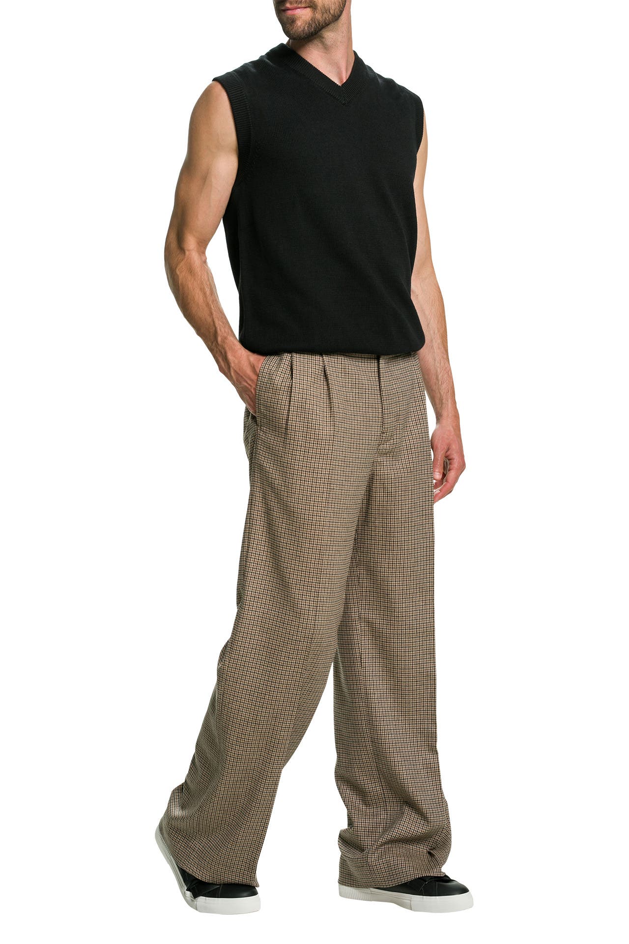 GANT Stoffhose grau kariert, Bild 1