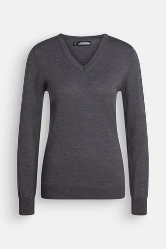 J.LINDEBERG SPORTSWEAR Strickpullover dunkelgrau