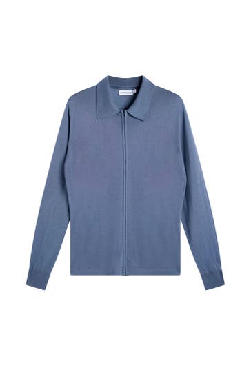 J.LINDEBERG Strickjacke taubenblau