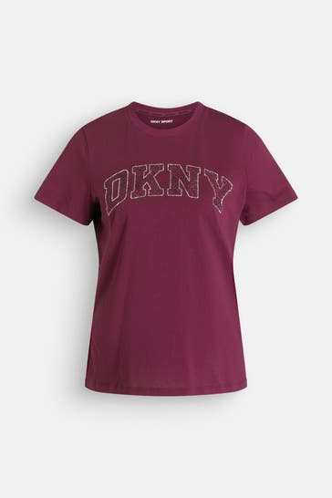 DKNY T-Shirt dunkelrot