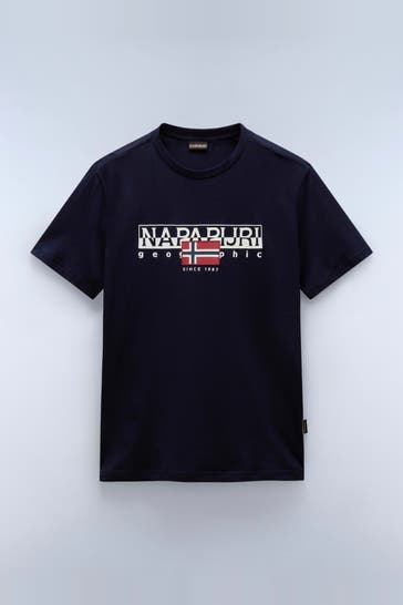 NAPAPIJRI Black-and-blue T-Shirt