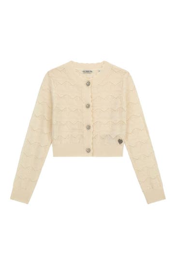 GUESS Strickjacke ecru