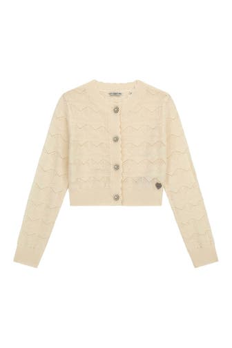 GUESS Strickjacke ecru