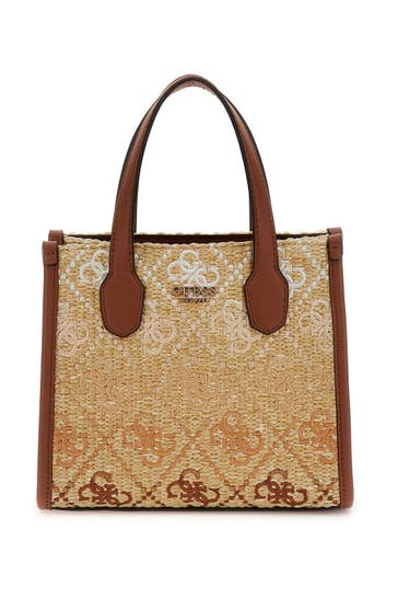 GUESS Handtasche 'Silvana' gemustert