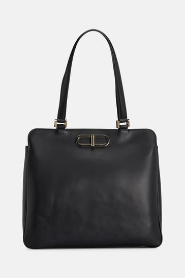 FURLA Schultertasche 'Teia' schwarz