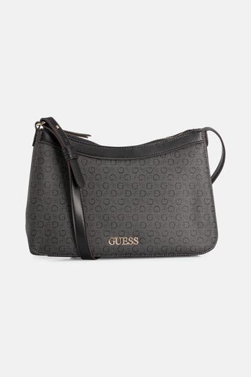 GUESS Schultertasche dunkelgrau