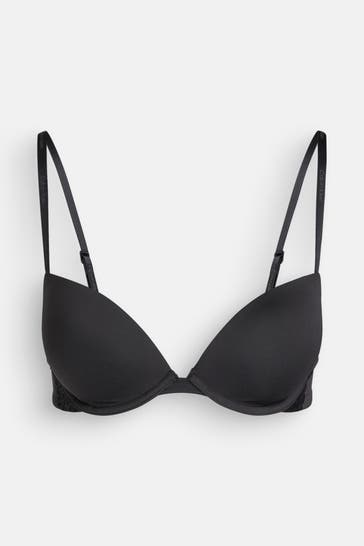 CK UNDERWEAR Push Up-BH schwarz