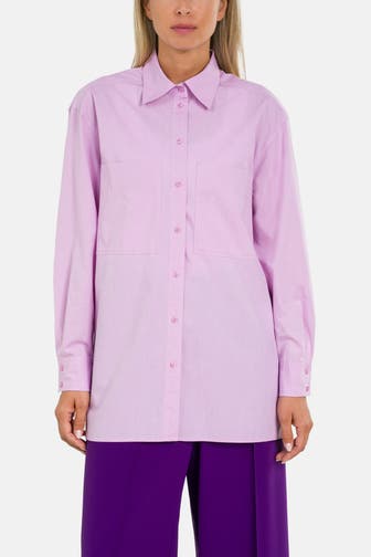 BOSS Bluse 'Benger' dunkelrosa