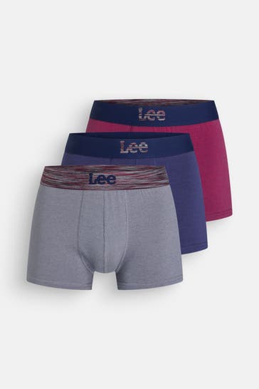 LEE 3er-Pack Boxer Trunks mehrfarbig