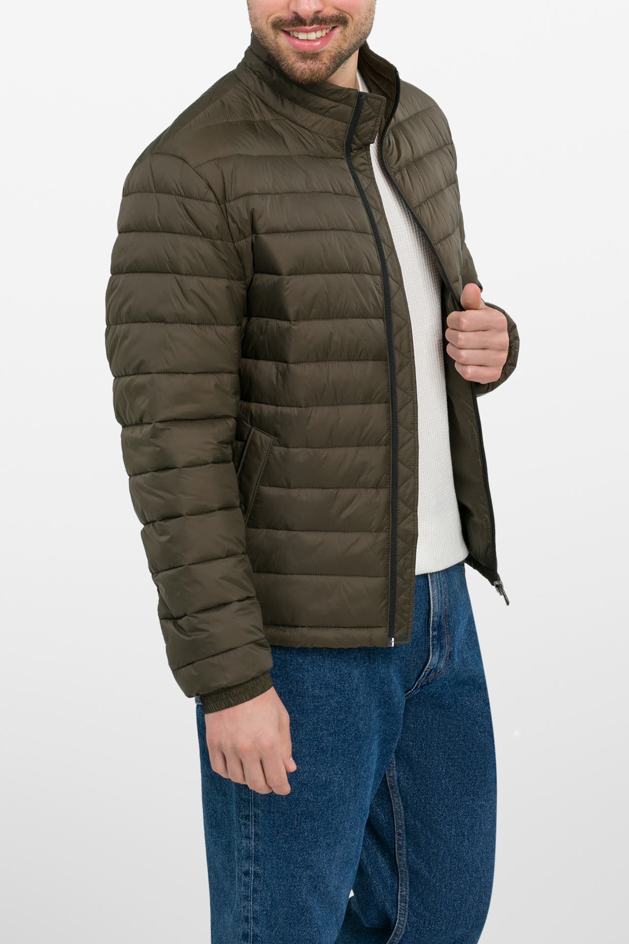 BOSS Light-Steppjacke 'Chorus' khaki, Bild 1