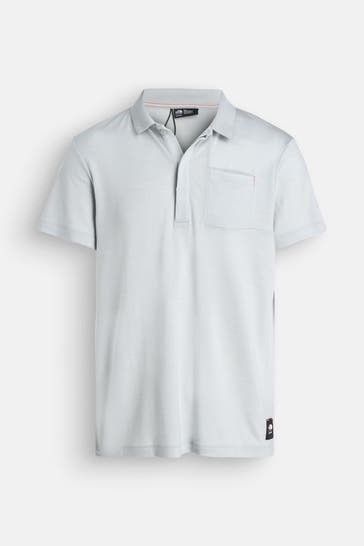 ICEBREAKER Funktions-Polo hellgrau