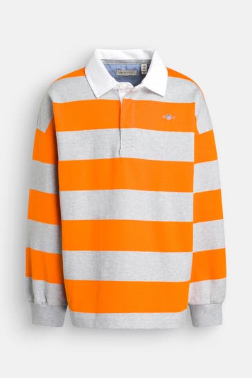 GANT Langarm-Polo gestreift