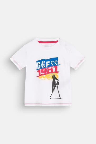 GUESS T-Shirt weiß