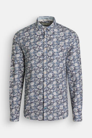 COLOURS & SONS Casual-Hemd floral Regular Fit