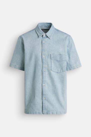 MARC O'POLO DENIM Jeanshemd 'Kent' hellblau