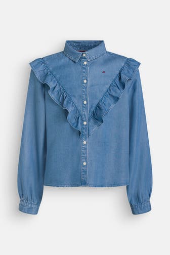 TOMMY HILFIGER Bluse blau