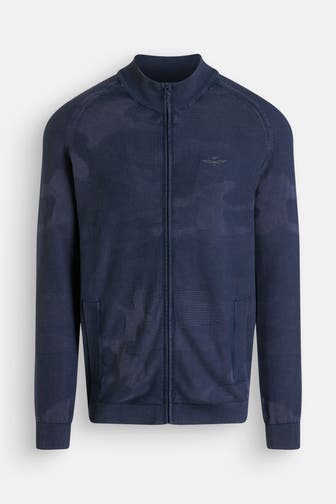 AERONAUTICA MILITARE Strickjacke dunkelblau