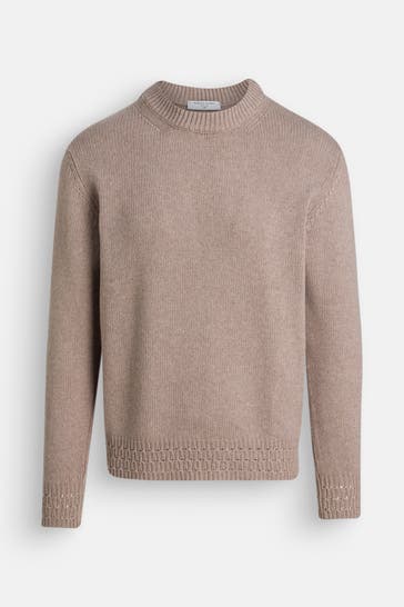 DANIELE FIESOLI Wollpullover beige