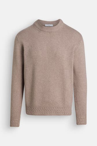 DANIELE FIESOLI Wollpullover beige