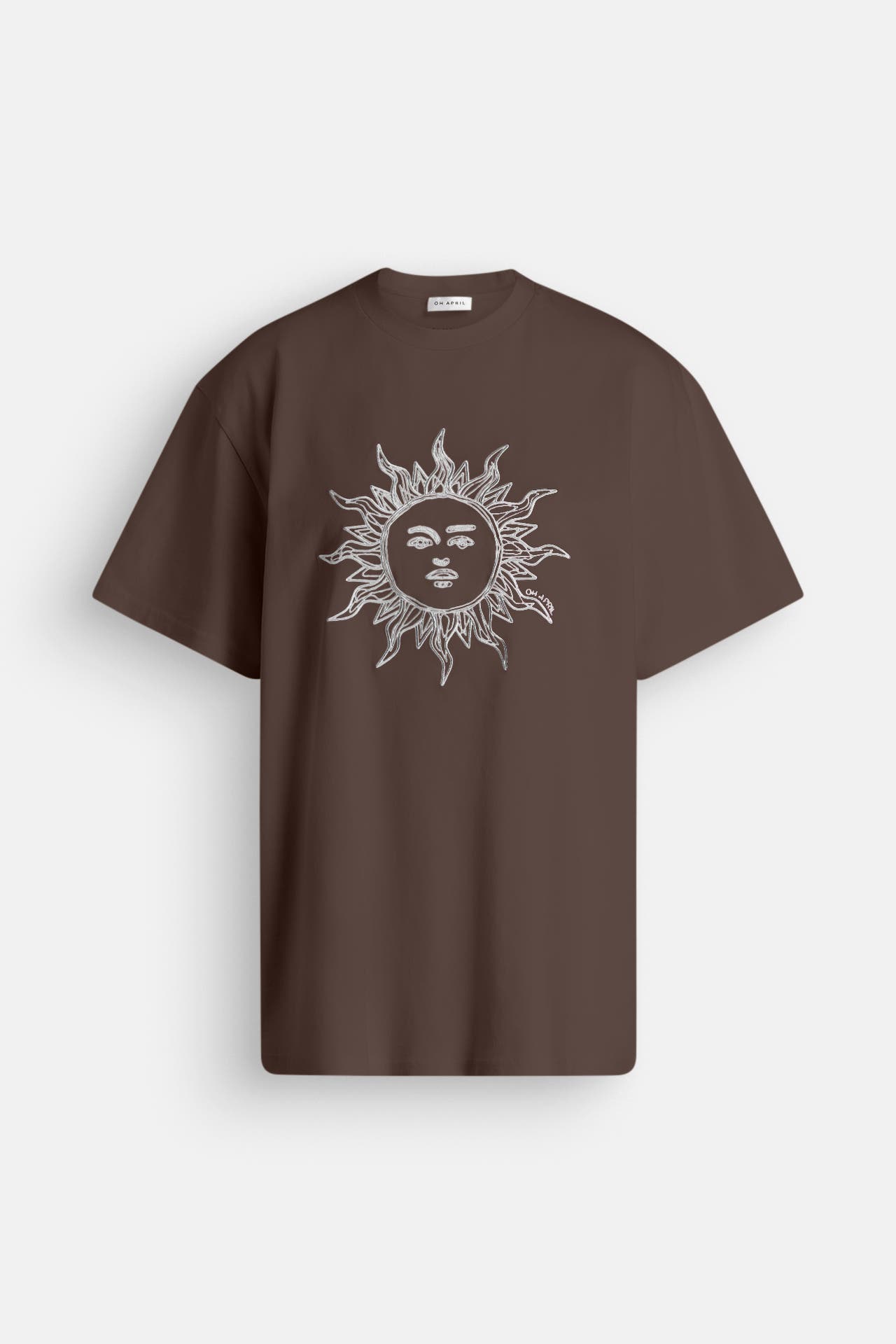 OH APRIL T-Shirt 'Sun' braun, Bild 1