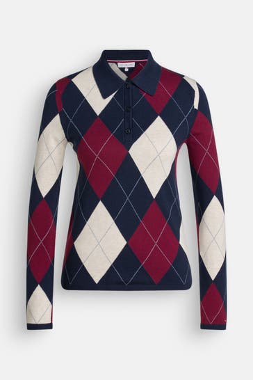TOMMY HILFIGER Strickpullover gemustert