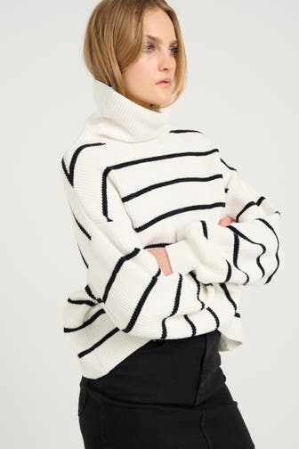 GESTUZ Strickpullover gestreift