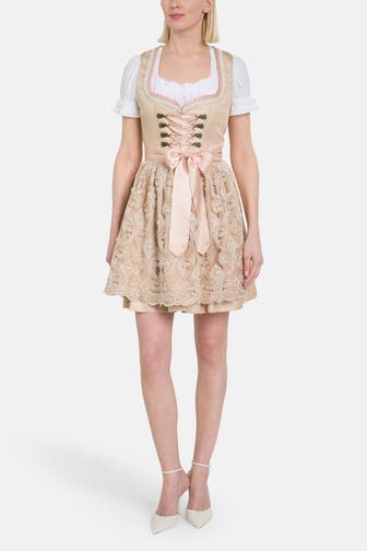 KRÜGER Dirndl 'Evilina' gemustert