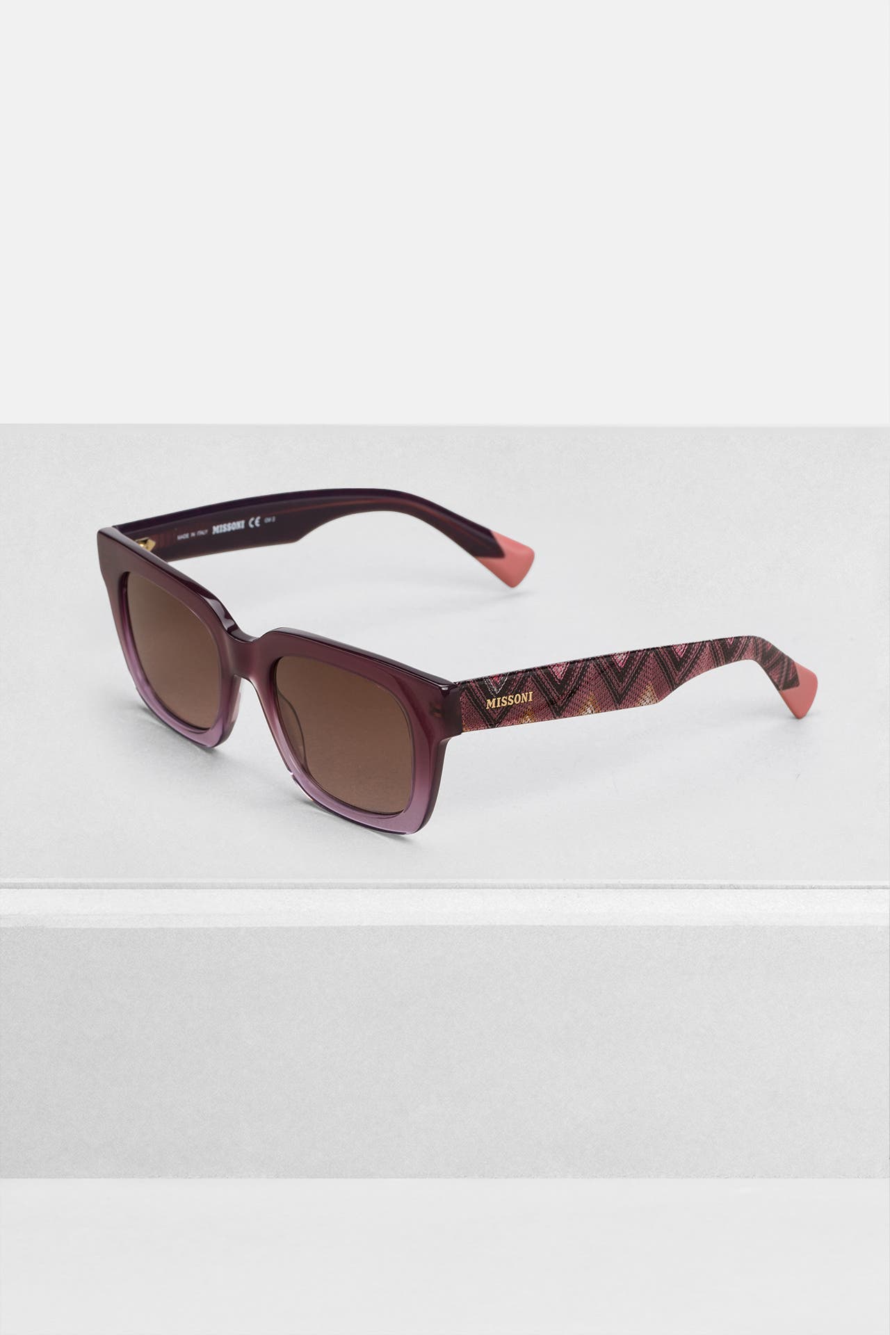 MISSONI Sonnenbrille lila gemustert, Bild 1