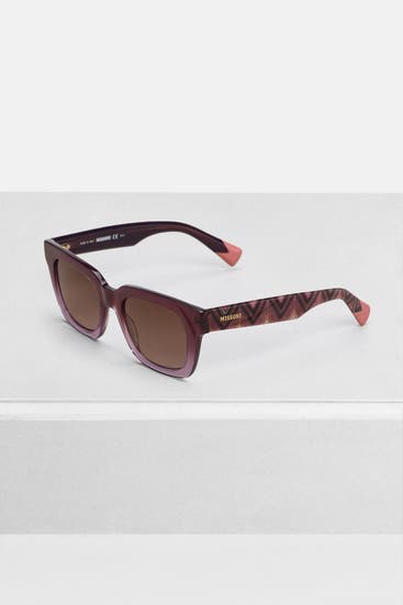 MISSONI - Sonnenbrille lila gemustert