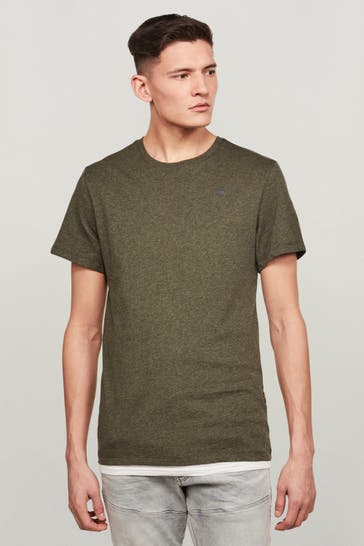 G-STAR Dark green marled T-Shirt