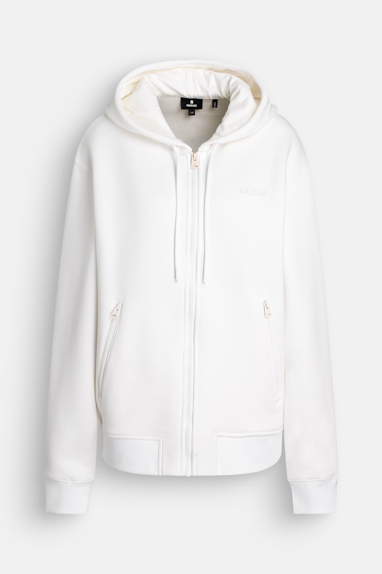 MACKAGE Sweatjacke 'Kryssa' weiß, Bild 1