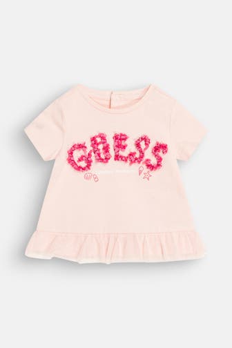 GUESS T-Shirt puderrosa