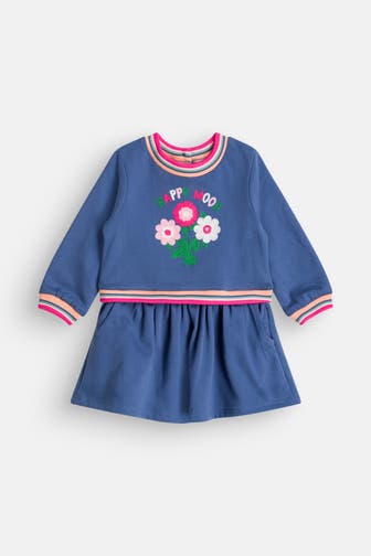 HAPPY GIRLS Sweatkleid blau