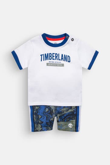 TIMBERLAND Set: T-Shirt und Shorts mehrfarbig