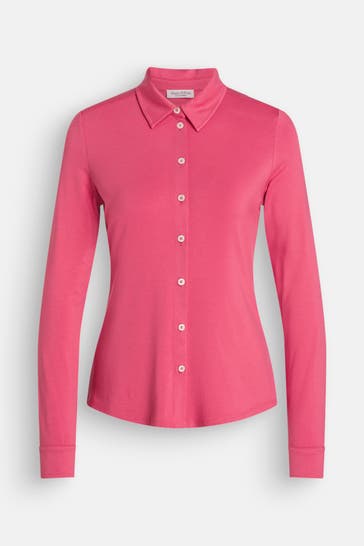 MARC O'POLO Jersey-Bluse fuchsia