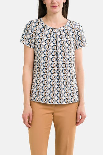 S.OLIVER BLACK LABEL Blusenshirt gemustert