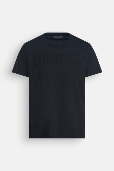 GUESS T-Shirt schwarz